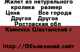 Жилет из натурального кролика,44размер › Цена ­ 500 - Все города Другое » Другое   . Ростовская обл.,Каменск-Шахтинский г.